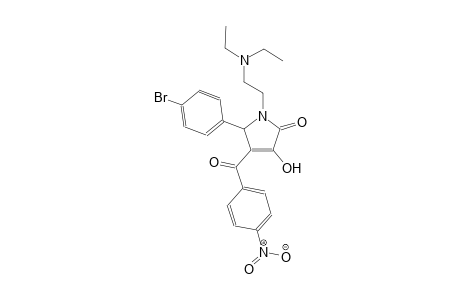 5-(4-bromophenyl)-1-[2-(diethylamino)ethyl]-3-hydroxy-4-(4-nitrobenzoyl)-1,5-dihydro-2H-pyrrol-2-one
