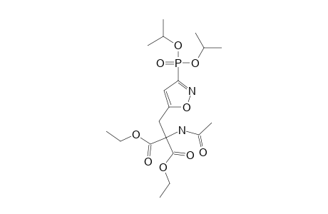 5-[2,2-DI-(ETHOXYCARBONYL)-2-N-ACETAMIDO]-ETHYL-3-(DIISOPROPOXYPHOSPHORYL)-ISOXAZOLE