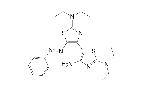 4-Amino-2-(diethylamino)-5-{2-(diethylamino)-5-(phenylazo)thiazol-4-yl}thiazole