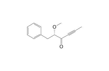 1-Phenyl-2(S)-methoxyhex-4-yn-3-one