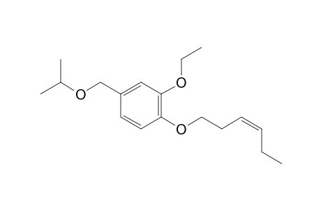 (Z)-2-ethoxy-1-(hex-3-en-1-yloxy)-4-(isopropoxymethyl)benzene