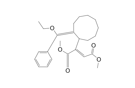Dimethyl (E)-2-[2-(.alpha.-ethoxybenzylidene)cyclononyl]fumarate