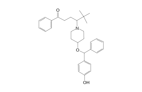 4'-(t-Butyl)-4-{4''-[(4'"-Hydroxyphenyl)phenylmethoxy]piperidino]butyrophenone