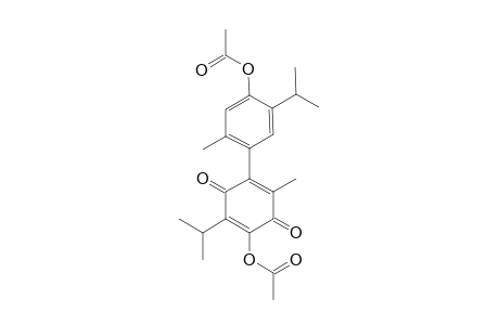4,4'-DIACETOXY-5,5'-DIISOPROPYL-2,2'-DIMETHYLBIPHENYL-3,6-DIONE
