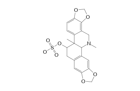 (+)-Corynolin-6-O-sulfat, (+)-corynolin-11-O-sulfat