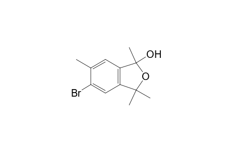5-Bromo-1-hydroxy-1,3,3,6-tetramethyl-1,3-dihydroisobenzofuran
