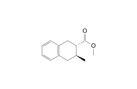 2-Naphthalenecarboxylic acid, 1,2,3,4-tetrahydro-3-methyl-, methyl ester, trans-