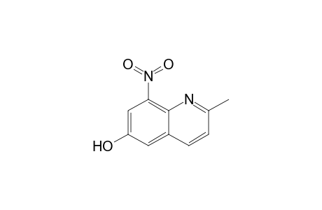 2-Methyl-6-hydroxy-8-nitroquinoline