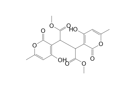2,3-bis(4-hydroxy-6-methyl-2-oxo-2H-pyran-3-yl)succinic acid, dimethyl ester