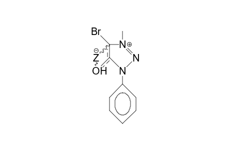 1-Methyl-3-phenyl-5-bromo-1,2,3-triazolio-4-oxide