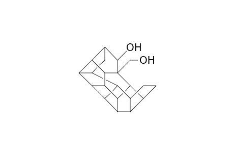 Octadecahydro-7F-hydroxymethyl-1,6,7-metheno-1H-cyclopenta(3,4)pentaleno(2,1,6-gha)pentaleno(1,2,3-cd)pentalen-2-ol