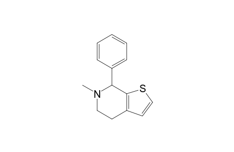 Thieno[2,3-c]pyridine, 4,5,6,7-tetrahydro-6-methyl-7-phenyl-, (.+-.)-