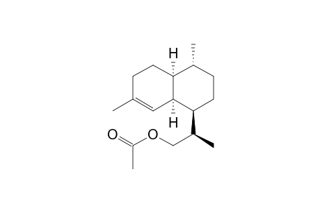10-(3-Acetoxyprop-2-yl)-3,7-dimethylbicyclo[4.4.0]dec-2-ene