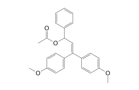 3,3-Bis(4-methoxyphenyl)-1-phenylallyl Acetate