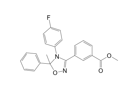 3-[4-(4-Fluoro-phenyl)-5-methyl-5-phenyl-4,5-dihydro-[1,2,4]oxadiazol-3-yl]-benzoic acid methyl ester