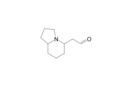 Octahydroyindolizine-5-acetaldehyde