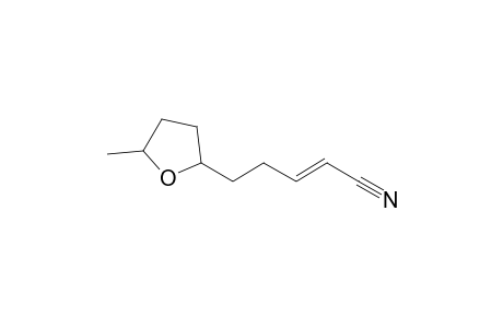 5'-[5-methyltetrahydrofuran-2-yl]-pent-2'-enenitrile