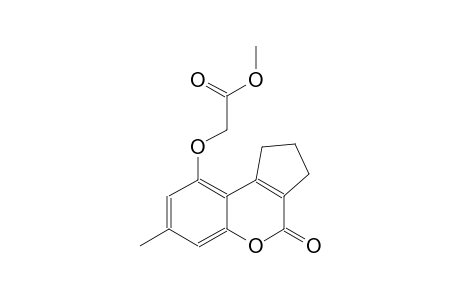 methyl [(7-methyl-4-oxo-1,2,3,4-tetrahydrocyclopenta[c]chromen-9-yl)oxy]acetate