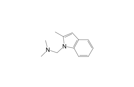 Dimethyl-[(2-methylindol-1-yl)methyl]amine