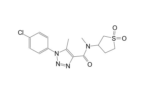 1H-1,2,3-triazole-4-carboxamide, 1-(4-chlorophenyl)-N,5-dimethyl-N-(tetrahydro-1,1-dioxido-3-thienyl)-