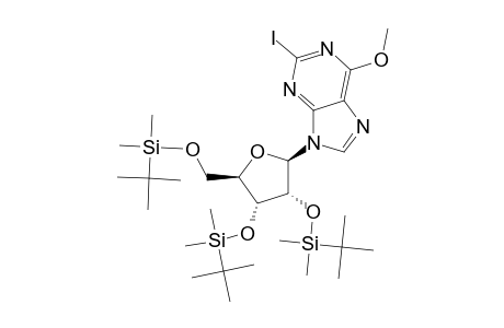 Inosine, 2',3',5'-tris-O-[(1,1-dimethylethyl)dimethylsilyl]-2-iodo-6-O-methyl-