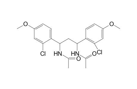 meso-1,3-Diacetamino-1,3-bis-(2-chloro-4-methoxyphenyl)propane