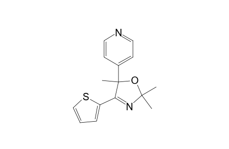 Pyridine, 4-[2,5-dihydro-2,2,5-trimethyl-4-(2-thienyl)-5-oxazolyl]-