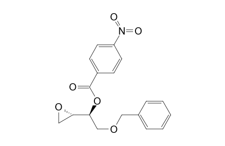 Oxiranemethanol, .alpha.-[(phenylmethoxy)methyl]-, 4-nitrobenzoate, [S-(R*,S*)]-