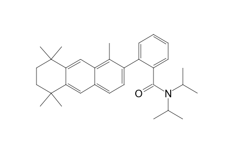 2-(5,6,7,8-Tetrahydro-1,5,5,8,8-pentamethyl-2-anthracenyl)benzoic acid diisopropylamide