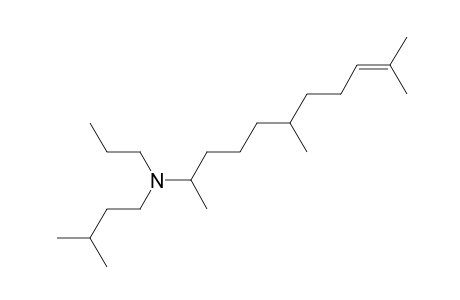 N-ISOPENTYL-N-PROPYL-1,5,9-TRIMETHYL-8-DECENYLAMINE