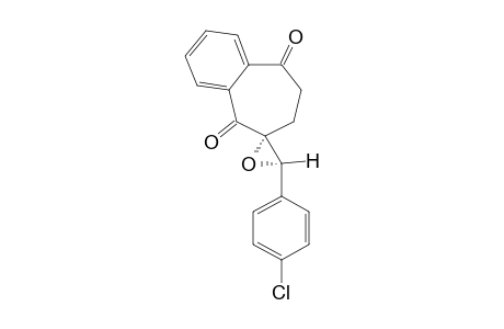 (3'R,8R)-3'-(4-chlorophenyl)spiro[6,7-dihydrobenzo[7]annulene-8,2'-oxirane]-5,9-quinone