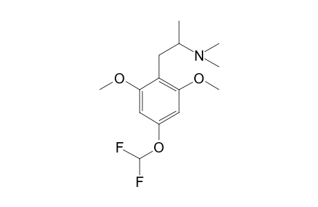 N,N-Dimethyl-4-difluoromethoxy-2,6-dimethoxyamphetamine