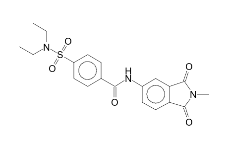 4-[(Diethylamino)sulfonyl]-N-(2-methyl-1,3-dioxo-2,3-dihydro-1H-isoindol-5-yl)benzamide