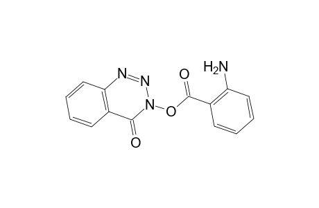 (4-oxidanylidene-1,2,3-benzotriazin-3-yl) 2-azanylbenzoate