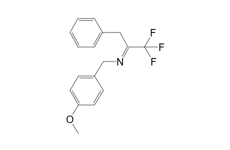N-(1,1,1-Trifluoro-3-phenyl-isopropylidene)-4-methoxybenzylamine