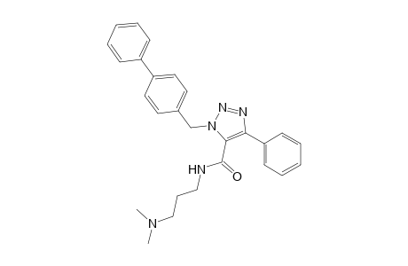 1-Biphenyl-5-phenyl-1H-(1,2,3)-triazole-N-[3'-(dimethylamino)propyl]-4-carboxamide