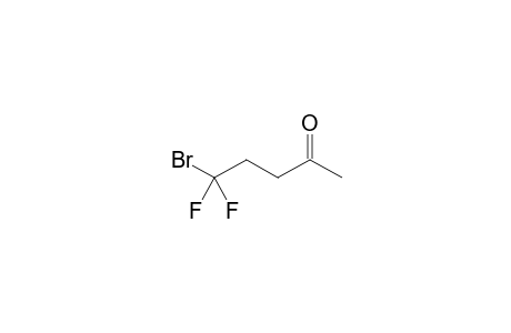 5-Bromanyl-5,5-bis(fluoranyl)pentan-2-one