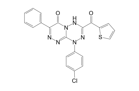 1-(4-Chlorophenyl)-7-phenyl-3-(thiophene-2-carbonyl)-1H-[1,2,4]triazino[4,3-b][1,2,4,5]tetrazin-6(4H)-one