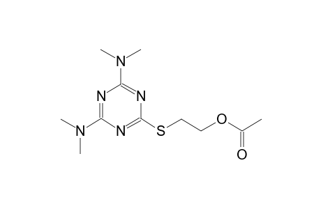 ethanol, 2-[[4,6-bis(dimethylamino)-1,3,5-triazin-2-yl]thio]-, acetate (ester)
