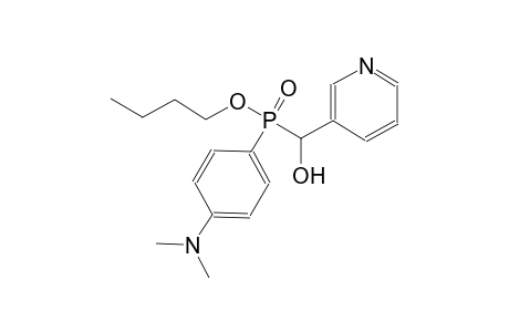 butyl 4-(dimethylamino)phenyl[hydroxy(3-pyridinyl)methyl]phosphinate