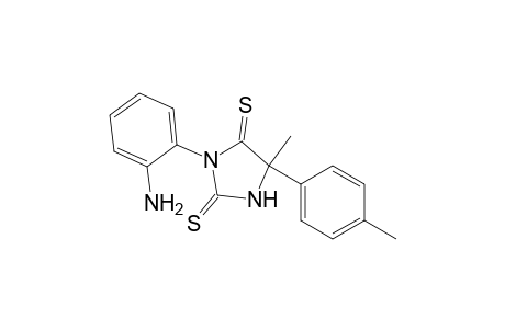 2,4-Imidazolidinedithione, 3-(2-aminophenyl)-5-methyl-5-(4-methylphenyl)-