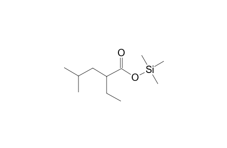 2-Ethyl-4-methylpentanoic acid TMS