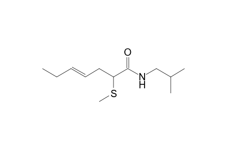 2-(Methylthio)-4-heptenoic isobutyl amide