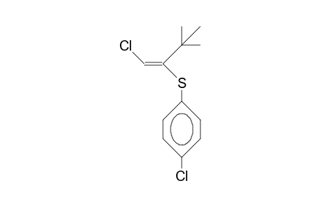(E)-1-Chloro-2-(4-chlorobenzenesulfenyl)-3,3-dimethyl-butene-1