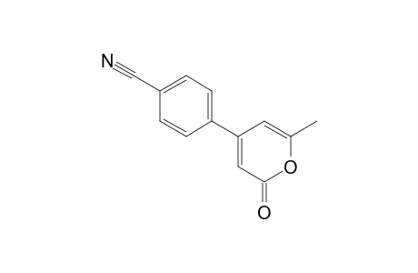 4-(4-Cyanophenyl)-6-methyl-2-pyranone
