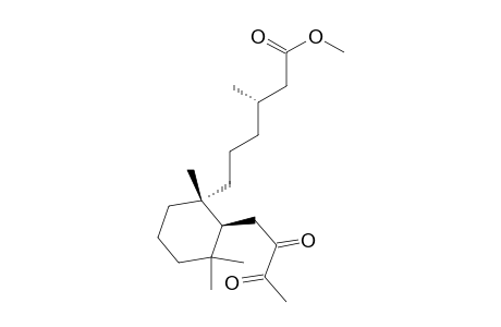 Methyl-7,8-dioxo-8,9-seco-labdan-15-oate