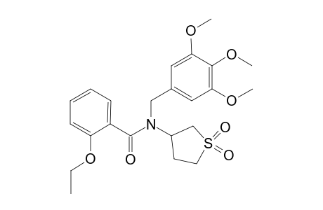 Benzamide, 2-ethoxy-N-(tetrahydro-3-thienyl)-N-[(3,4,5-trimethoxyphenyl)methyl]-, S,S-dioxide