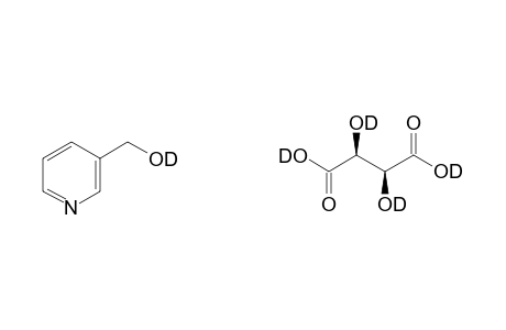 3-pyridinemethanol, D-tartrate (1:1) (salt)