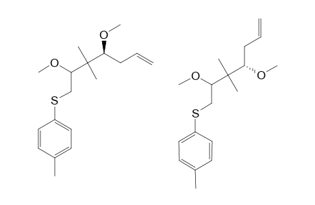 4,6-DIMETHOXY-5,5-DIMETHYL-7-(PARA-TOLYLTHIO)-HEPT-1-ENE