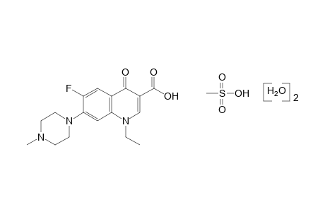 Pefloxacin mesylate dihydrate